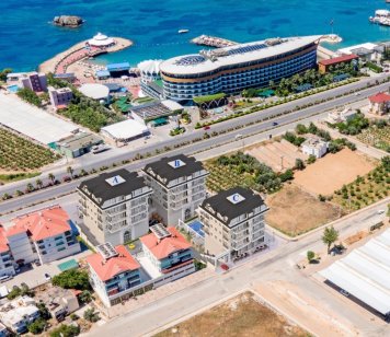 Wohnungen mit Meerblick zu verkaufen in Okurcalar Alanya